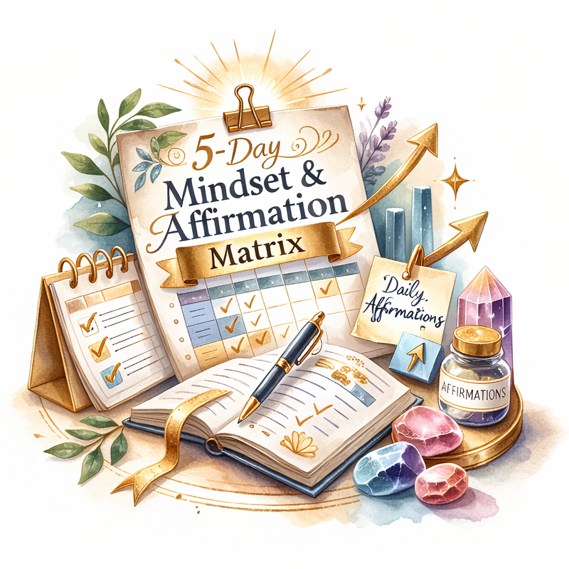5-Day Mindset& Affirmation Matrix