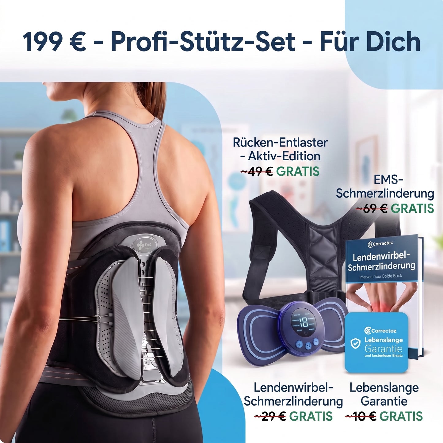 Rücken Unterstützungsgurt
