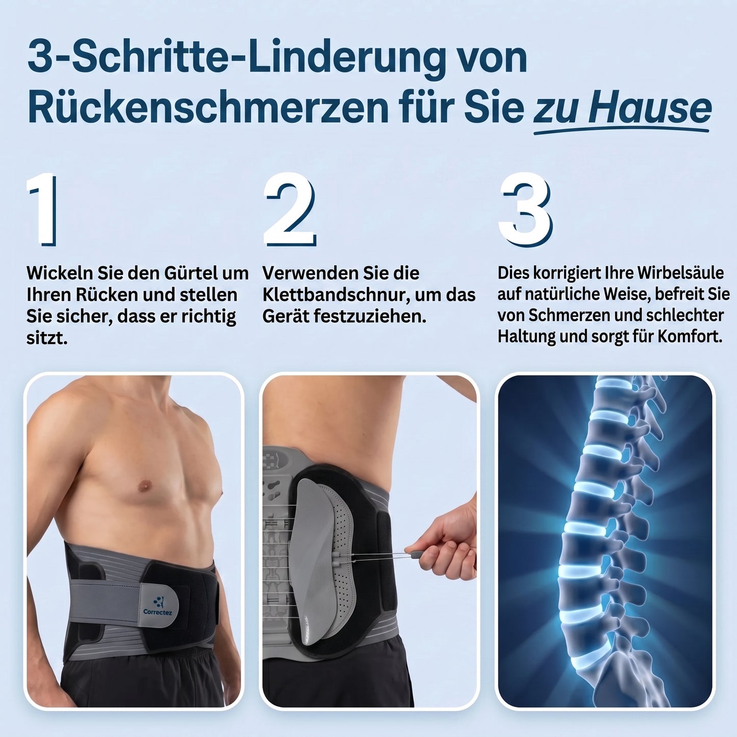 Rücken Unterstützungsgurt